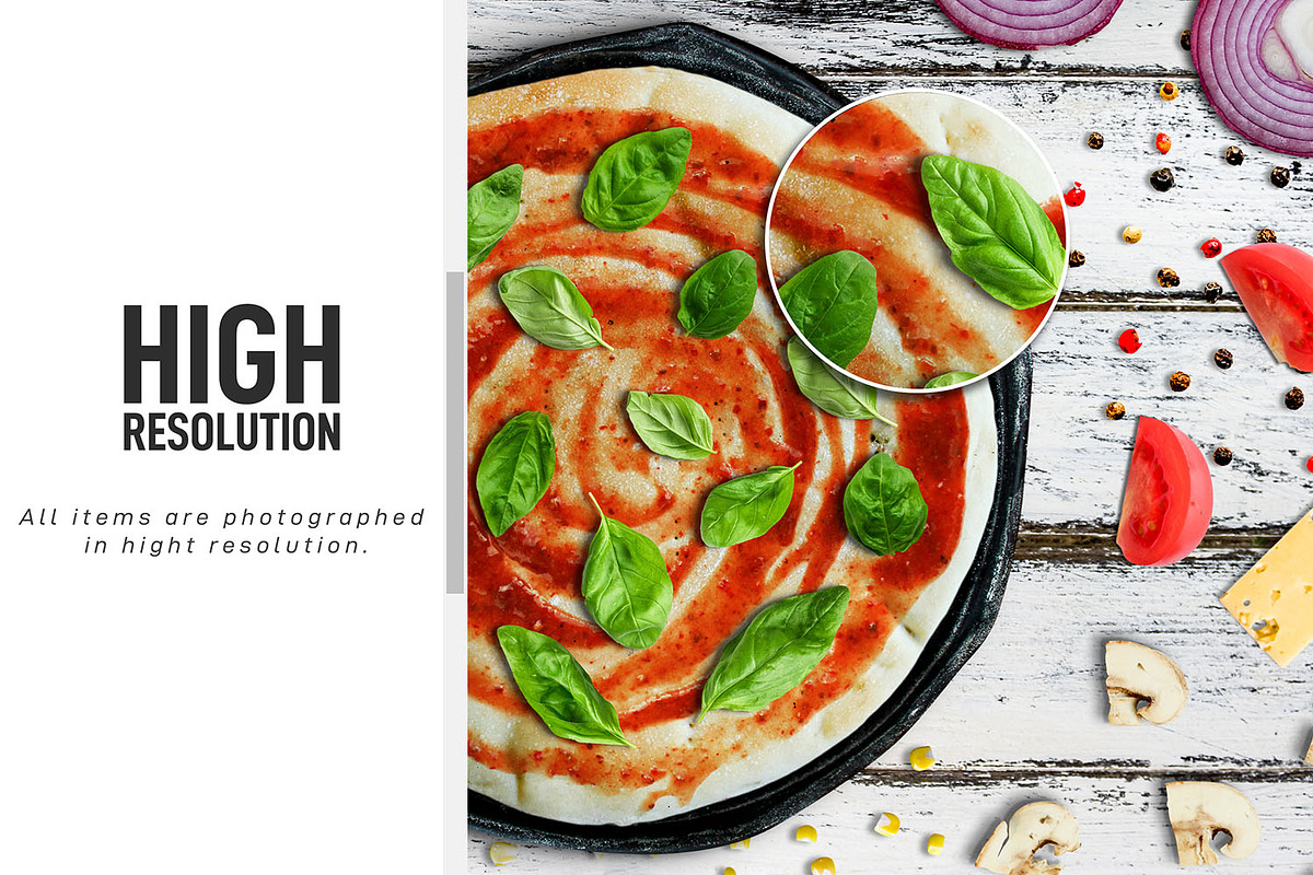 Pizza Scene Creator, a Product Mockup by alexandeerco (Photo 4 of 10)