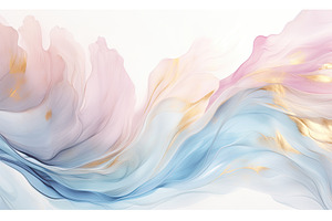 Pastel Acrylic Wave Textures