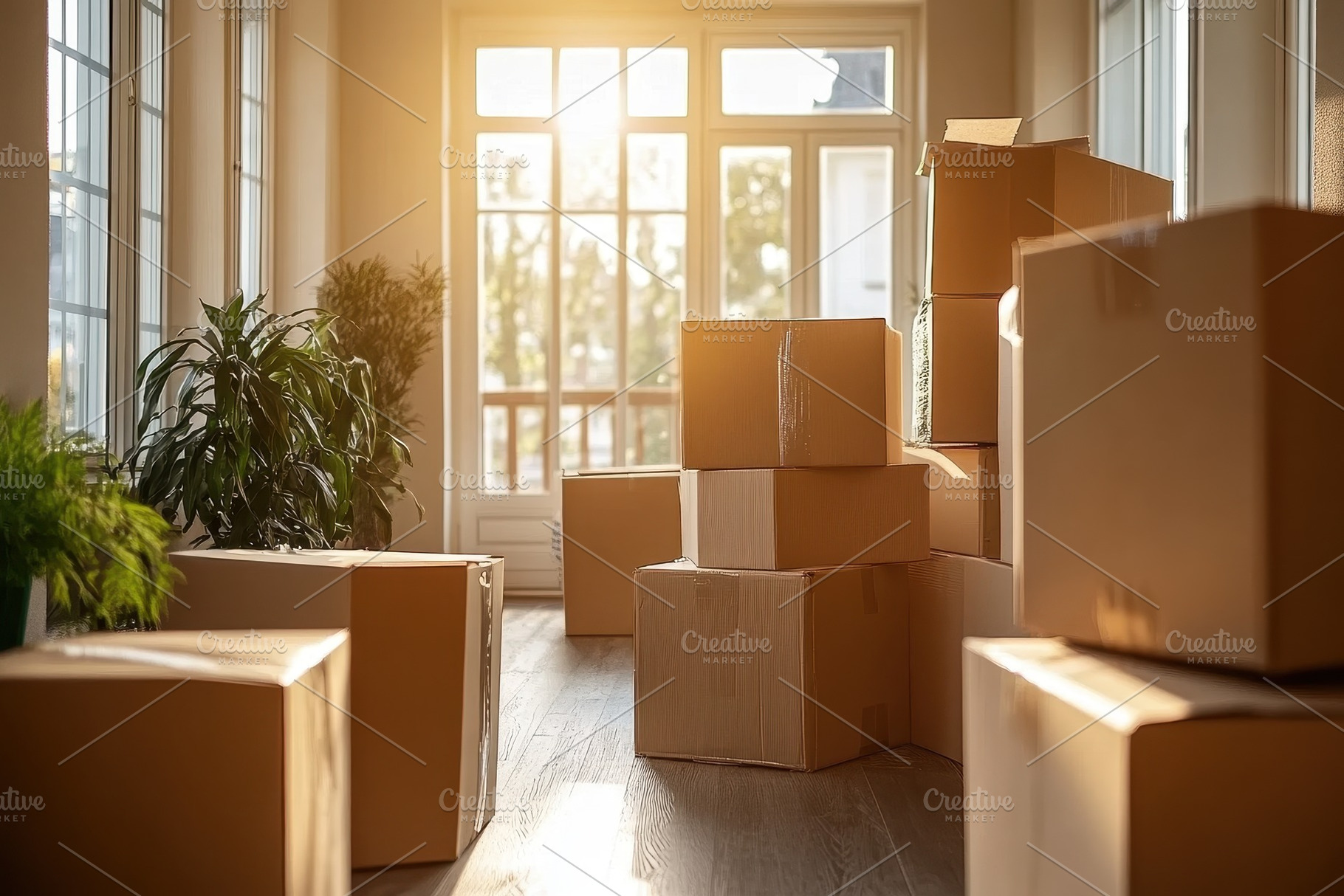 Organizing and packing moving boxes, a Photo by Iftikhar Alam