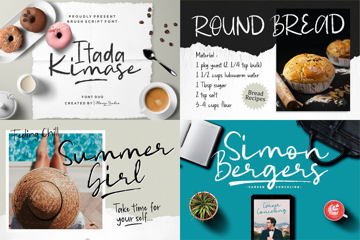 All In One | 50 Fonts Collection, a Script Font by Allouse Studio (Photo 15 of 30)