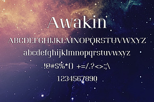 AWAKIN Font