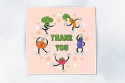Fitness cartoon veggies. Vector., an Object Graphic by VaraNa Art (Thumbnail 10 of 10)