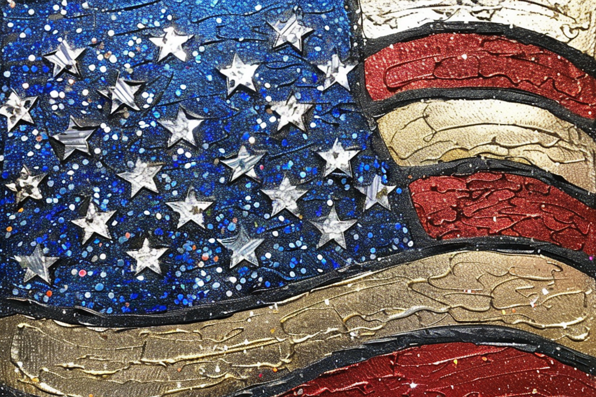 Patriotic Glitter Paper, a Background Graphic by Printable Treasure (Photo 4 of 4)