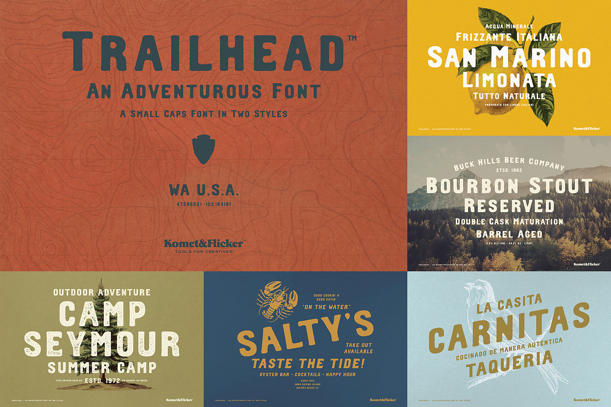 The Complete Rustic Fonts Collection, a Sans Serif Font by Komet & Flicker (Photo 17 of 18)