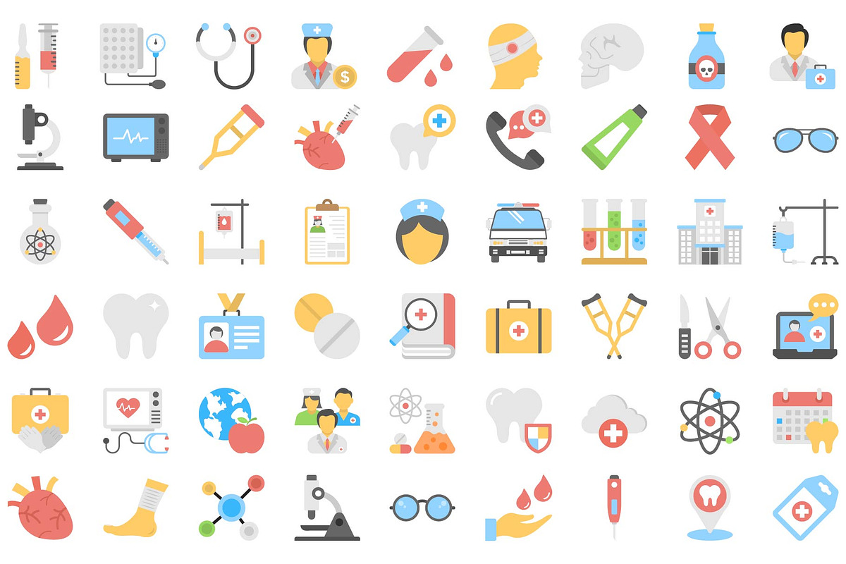 Medical and Health Icon Set., an Icon by Vector Portal (Photo 4 of 6)