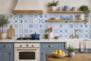 Azulejo Azure. Watercolor collection, a Decorative Illustration by Liliia Polos Illustration (Thumbnail 4 of 11)