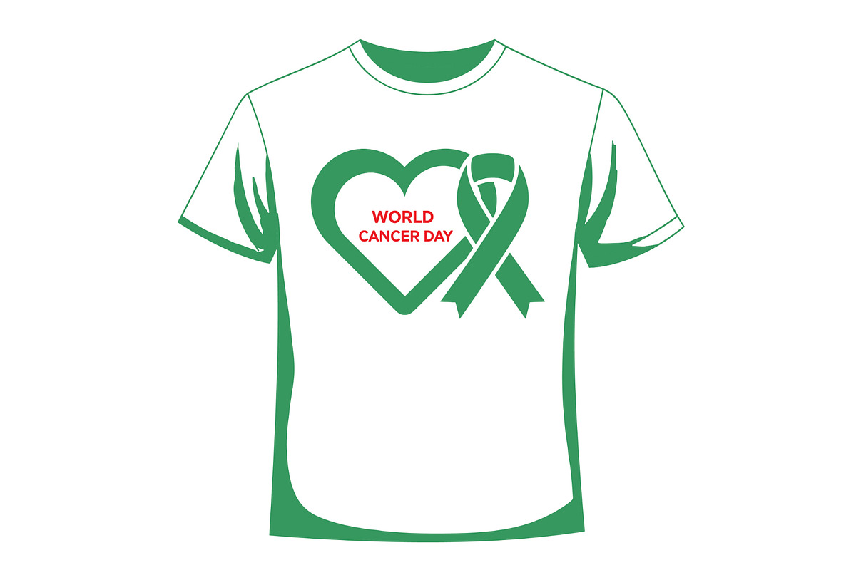 Cancer Day T Shirt Elements Bundle, a Healthcare Illustration by balal (Photo 7 of 29)