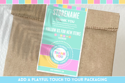 Cute Box Seal Sticker Template, a Stationery Template by SunshineStudioBoutique (Thumbnail 6 of 8)