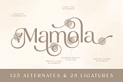 Famous - Modern Feminine Beauty Font, a Sans Serif Font by Sensatype (Thumbnail 6 of 33)
