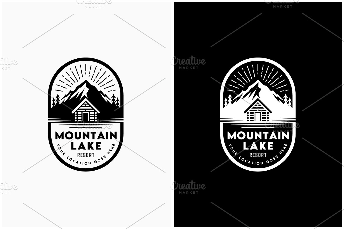 village cabin pine mountain logo, a Branding & Logo Template by Enola99d (Photo 2 of 3)