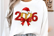 Glitter Happy New Year 2026 Png, an Illustration by SinaCreation (Thumbnail 2 of 7)