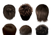 Hair Clipаrt, Men's Hairstyles, an Illustration by Elenbushe (Thumbnail 8 of 11)