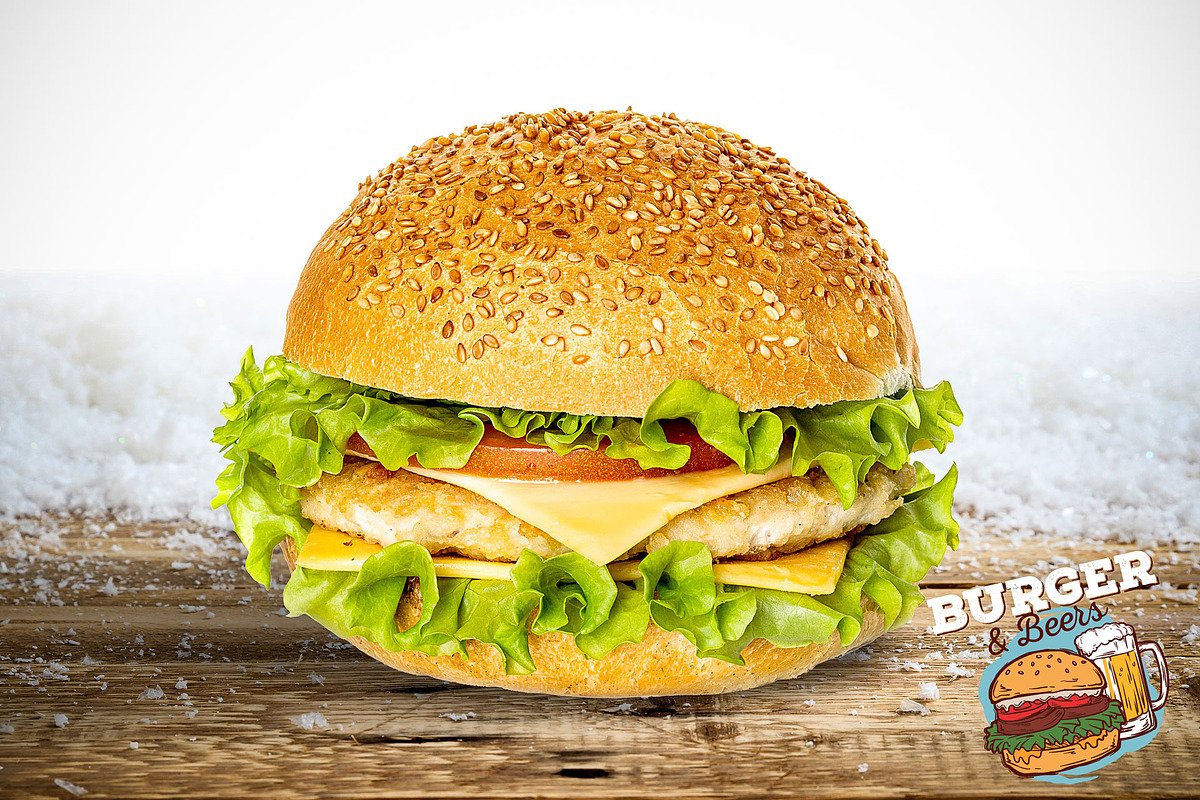 Burger&Beer Mock-up / Scene Creator, a Product Mockup by relineo.mock-ups (Photo 13 of 16)