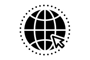 Comm geography solid icon, a Solid Icon by Creative priyanka