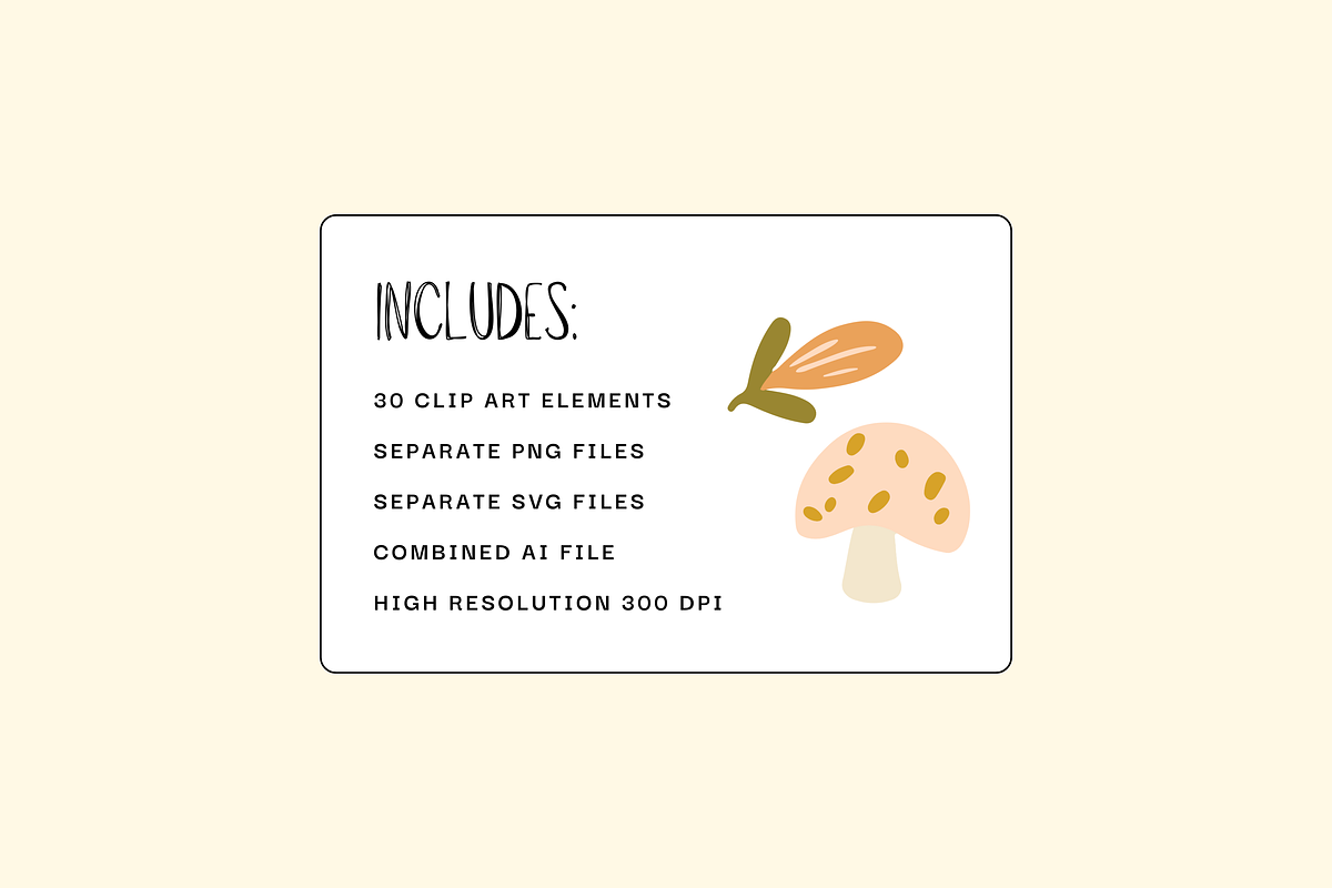 Folk Florals Clip Art, an Object Graphic by denofdreamers (Photo 2 of 3)