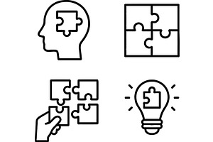 Vector illustration of line icons, an Illustration by ZinetroN