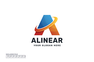 Letter A Colorful gradient Logo, a Branding & Logo Template by yuanesei