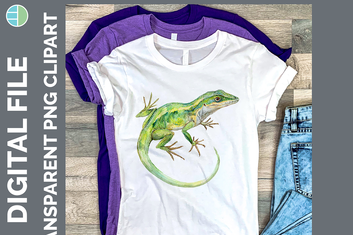 Lizard Illustration Bundle, 21 PNG, an Animal Illustration by Enliven Designs (Photo 7 of 9)