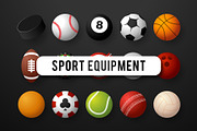 Sport equipment ball set, an Object Graphic by Lunarts Studio (Thumbnail 1 of 5)