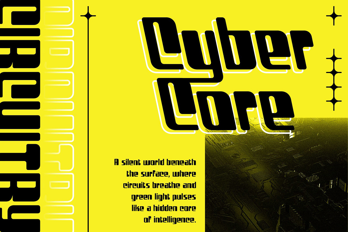 CS Vontech – Y2K Font, a Sans Serif Font by Craft Supply Co. (Photo 6 of 8)