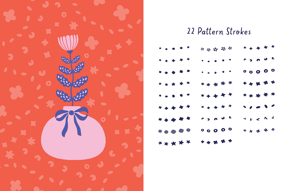 Bold Whimsy Floral Procreate Brushes, a Brush Add-On by Pencil Twist (Photo 7 of 10)