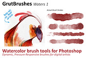 Waters 1 Photoshop Watercolor Tools preview 2