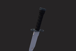 Low Poly M9 Bayonet