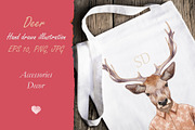Deer // Summer, an Animal Illustration by Victoria_Novak (Thumbnail 2 of 3)