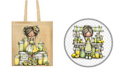 Lemonade Stand Girl Clipart, an Illustration by Design Market (Thumbnail 4 of 4)