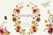 Warm Autumn - watercolor collection, a Seasonal Illustration by AleksaArt (Thumbnail 4 of 17)