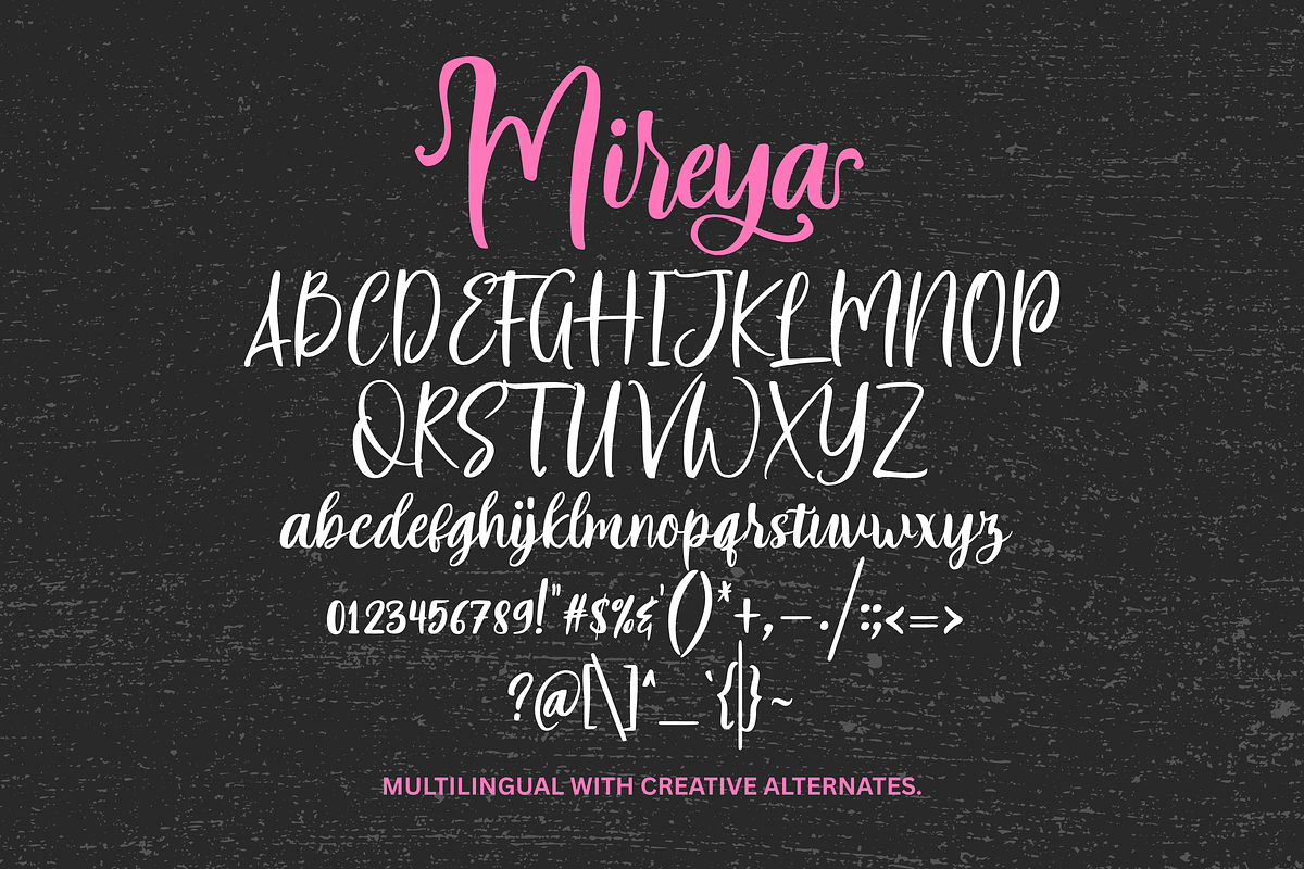 Mireya, a Script Font by Gatype (Photo 5 of 10)