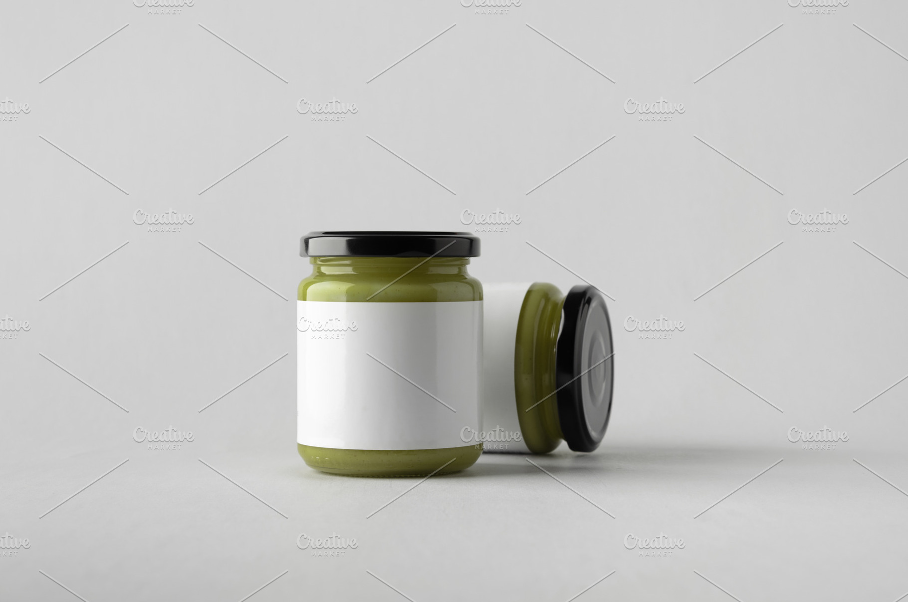 Pumpkin seed butter mockup JPEG, a Food & Drink Photo by Shablon