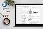 Modern Resume Template | Word Resume, a Resume Template by Orcshape Studio (Thumbnail 5 of 5)
