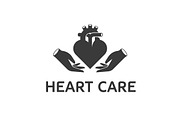 Heart care logo, a Branding & Logo Template by Mir store (Thumbnail 2 of 3)