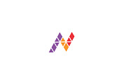 Letter M Pixel Logo, a Branding & Logo Template by Abir Hossain Waffi (Thumbnail 1 of 4)