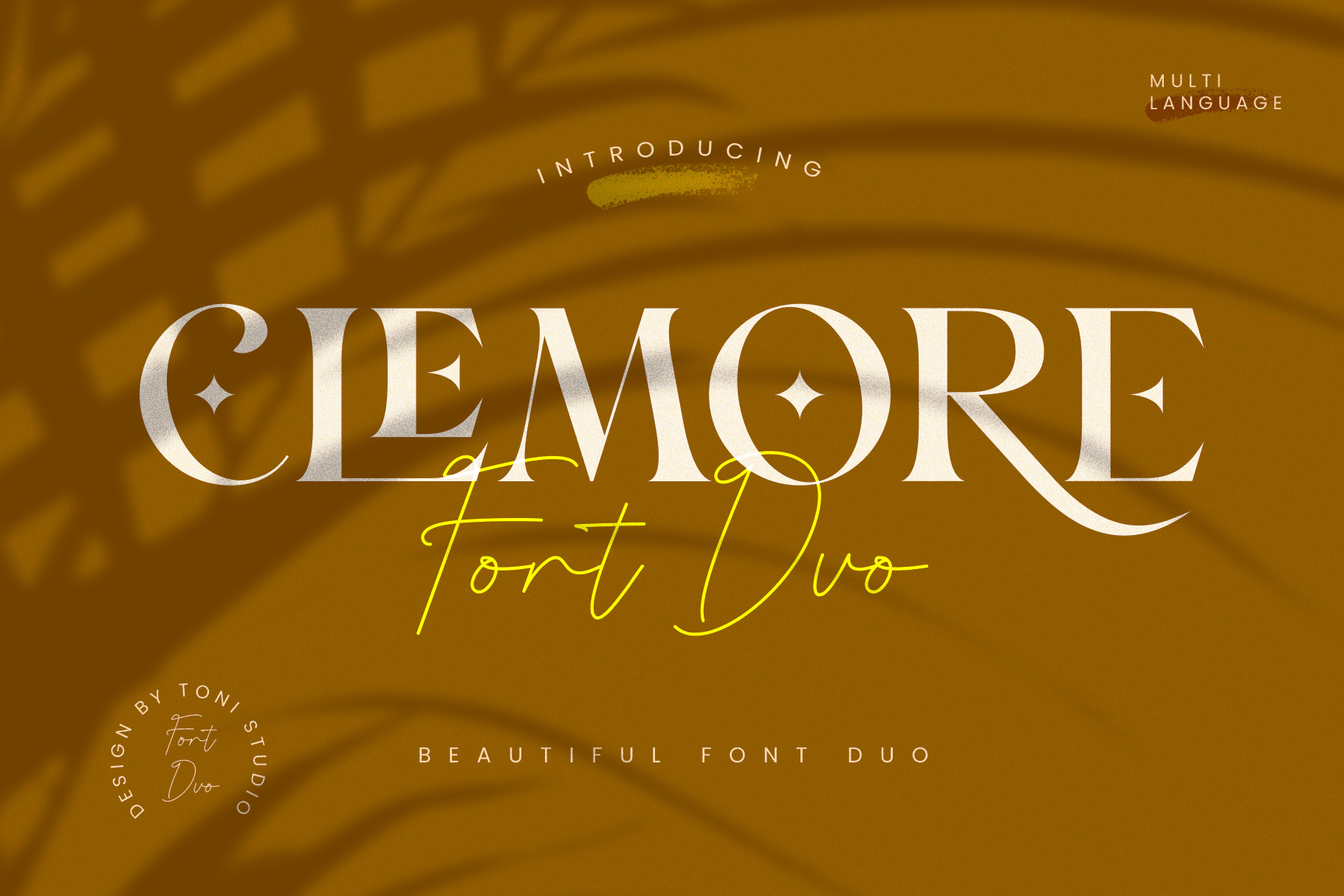 Clemore font duo, a Serif Font by ToniStudio