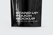 Glossy Stand Up Pouch W Zipper, a Packaging Mockup by _Adroit_ (Thumbnail 5 of 5)