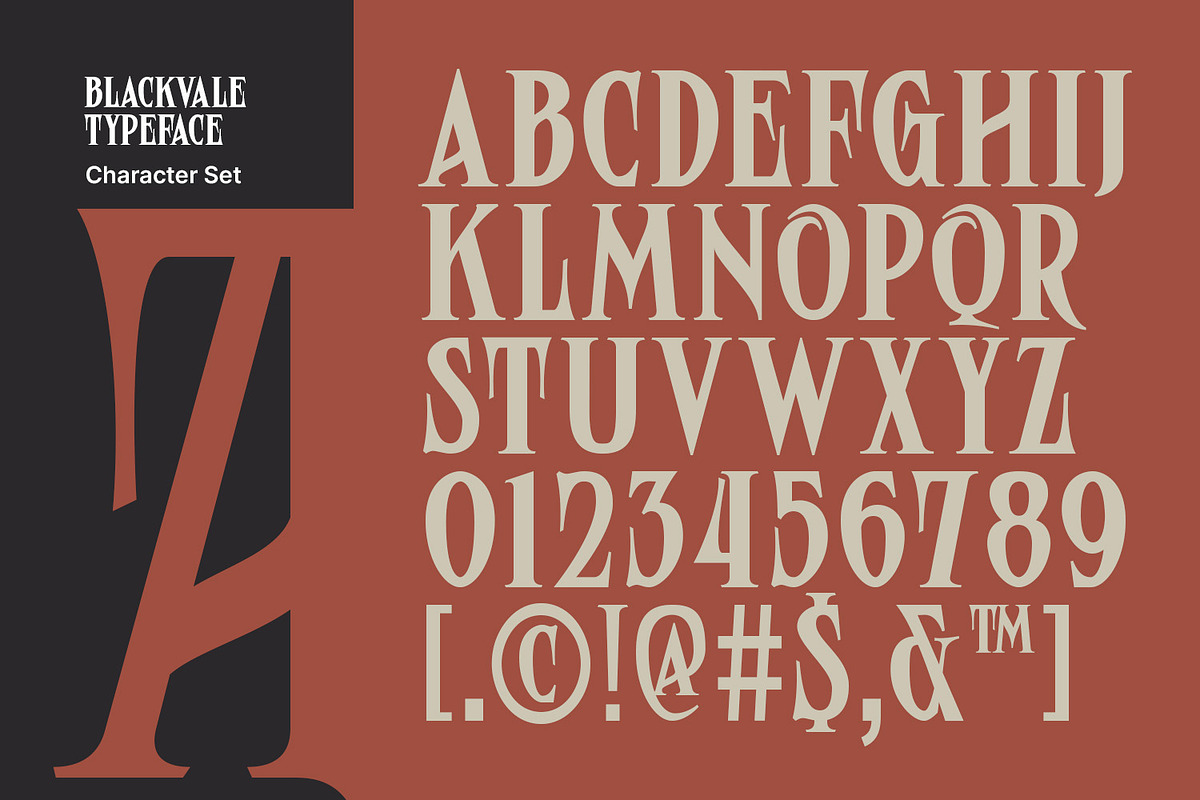 Blackvale, a Symbol Font by Nathatype (Photo 7 of 15)