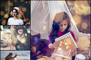 130+ Christmas Bokeh Photo Overlays preview 3