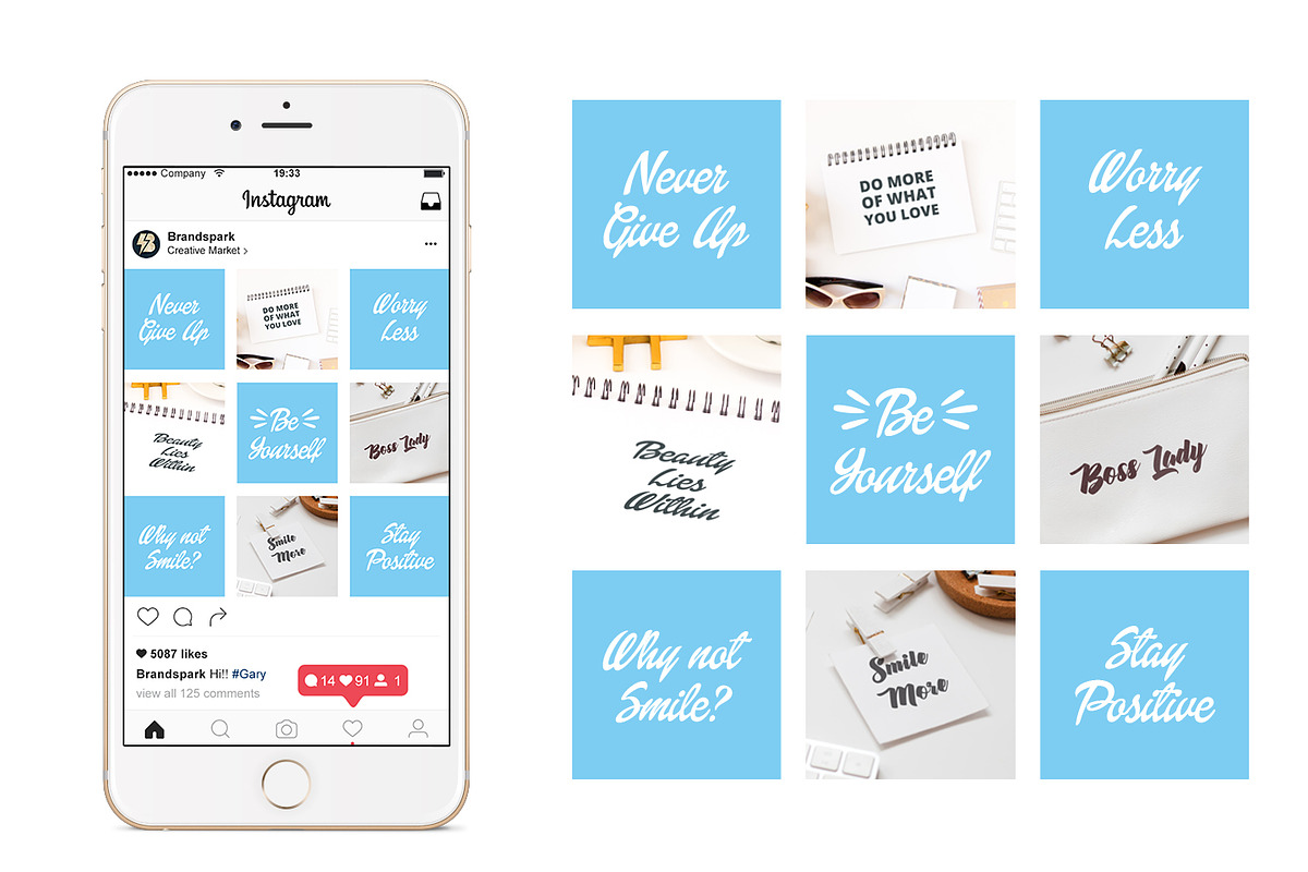 25 Feminine Mockups, a Print Template by Brandspark (Photo 2 of 5)