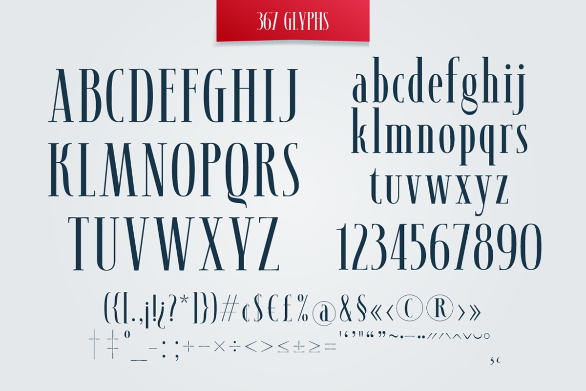 SYNOPSIS typeface preview 3
