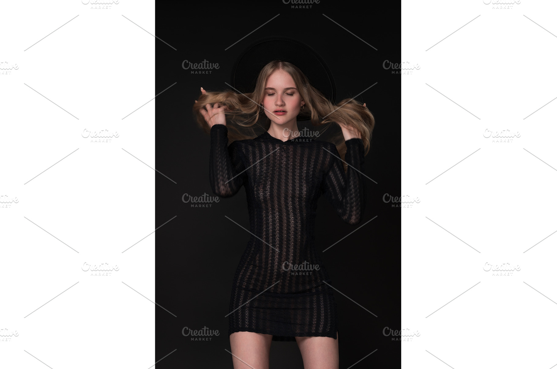 Portrait of young blonde woman with, a Person Photo by Alexander-Piragis