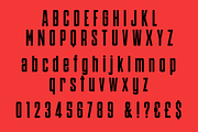 Redig - Condensed bold sans, a Sans Serif Font by Great Scott! (Thumbnail 12 of 12)