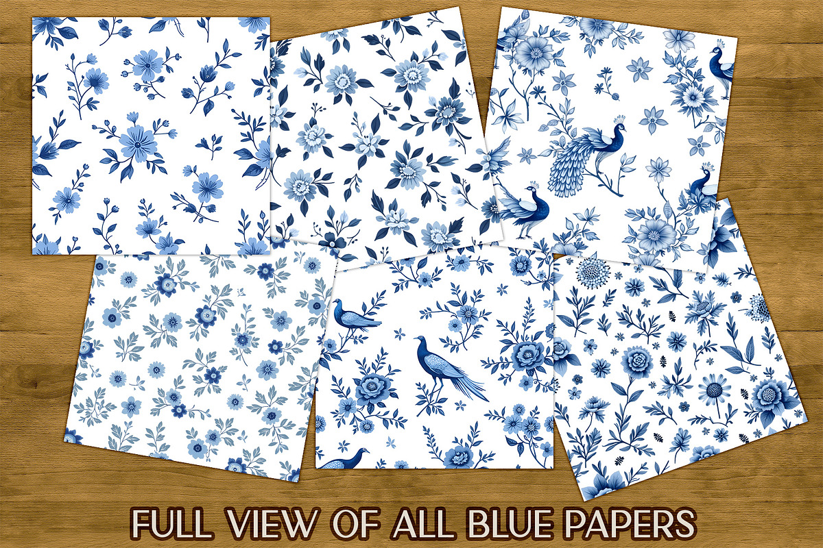 Chinoiserie Scrapbook Paper, a Background Graphic by AlexandHer Digital Art (Photo 5 of 6)