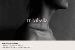 Mirabelle – Semi-Custom Brand Kit