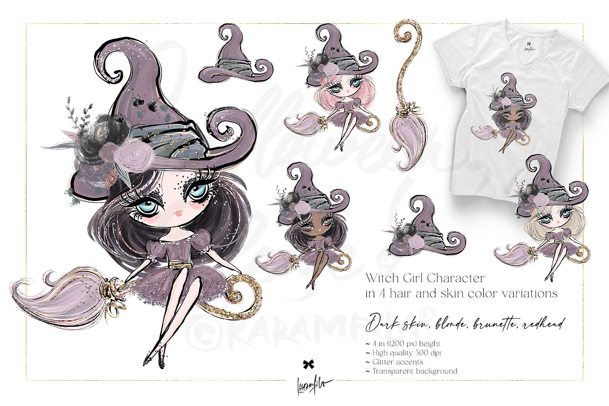 Cute Halloween Zombies Mega Bundle, a Seasonal Illustration by KaramfilaS (Photo 5 of 15)