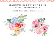 Garden Party Florals PNG Design Kit, a Decorative Illustration by Essem Creatives (Thumbnail 9 of 11)