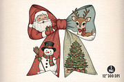 Vintage Christmas Coquette Bow PNG, an Illustration by Dream Creation (Thumbnail 1 of 5)