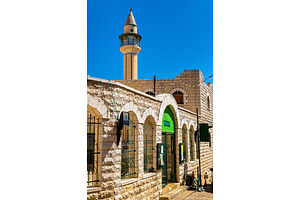 Al-Abiad or White Mosque in Nazareth, Israel, an Architecture Photo by Leonid Andronov