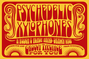 Psychedelic Xylophones Font